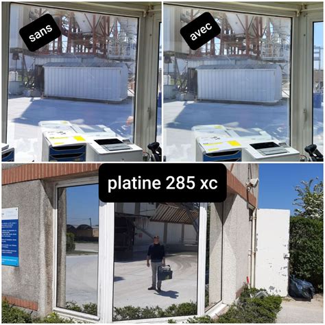 Pose de film protection solaire Solar Screen Saint.